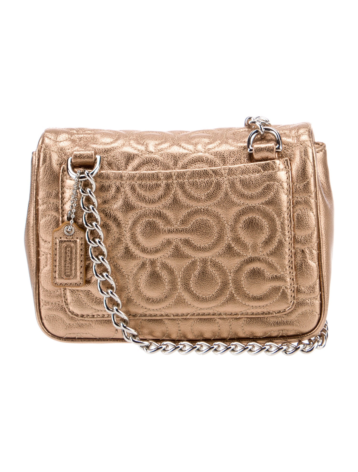 Coach Leather Minaudière